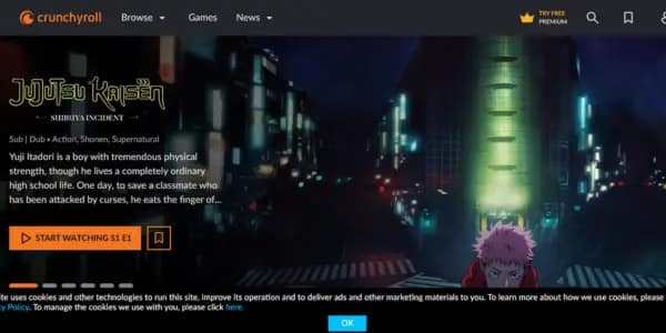 crunchyroll online manga website